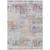 3' X 5' Ivory Orange And Blush Abstract Washable Indoor Outdoor Area Rug