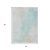 5' X 8' Pale Aqua Beige And Ivory Abstract Washable Indoor Outdoor Area Rug