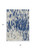 3' X 5' Navy Blue And Ivory Abstract Washable Indoor Outdoor Area Rug Transitional Style - Navy Blue, Ivory Color
