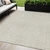 5' X 8' Beige And Ivory Geometric Washable Indoor Outdoor Area Rug Transitional Style - Beige, Ivory Color