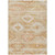 5' X 8' Copper Terra Cotta And Ivory Southwestern Washable Indoor Outdoor Area Rug