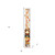 72" Brown Orange And White Solid Wood Happy Fall Scarecrow Porch Sign