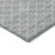 5' X 8' Gray And Ivory Geometric Washable Indoor Outdoor Area Rug Transitional Style - Gray, Ivory Color