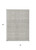 3' X 5' Beige And Ivory Chevron Washable Indoor Outdoor Area Rug