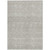3' X 5' Beige And Ivory Chevron Washable Indoor Outdoor Area Rug