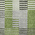 3' X 5' Green And Olive Green Striped Washable Indoor Outdoor Area Rug