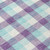 3' X 5' Purple Aqua And Beige Plaid Washable Indoor Outdoor Area Rug