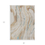 3' X 5' Beige Teal Blue And Ivory Abstract Washable Indoor Outdoor Area Rug