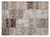 2' X 3' Taupe and Ivory Patchwork Washable Non Skid Indoor Outdoor Area Rug