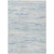 3' X 5' Sky Blue And Ivory Abstract Washable Indoor Outdoor Area Rug - Sky Blue, Ivory