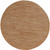 4' Rust And Beige Round Abstract Indoor Outdoor Area Rug