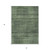 3' X 5' Olive Green And Gray Striped Washable Indoor Outdoor Area Rug - Olive Green, Gray