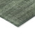 3' X 5' Olive Green And Gray Striped Washable Indoor Outdoor Area Rug - Olive Green, Gray