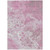 5' X 8' Pink And Ivory Abstract Washable Indoor Outdoor Area Rug - Pink, Ivory