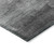 3' X 5' Gray And Silver Striped Washable Indoor Outdoor Area Rug Transitional Style - Gray, Silver Color
