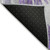 5' X 8' Purple Gray And Charcoal Abstract Washable Indoor Outdoor Area Rug