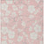 3' X 5' Pink Ivory And Gray Floral Washable Indoor Outdoor Area Rug - Pink, Ivory, Gray