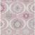 3' X 5' Pink Blush And Gray Medallion Washable Indoor Outdoor Area Rug