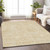 3' X 5' Gold And Beige Abstract Washable Indoor Outdoor Area Rug - Gold, Beige