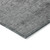 5' X 8' Gray And Smoky Black Abstract Washable Indoor Outdoor Area Rug