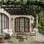 8' X 10' Ivory And Green Palm Leaf Indoor Outdoor Area Rug - Ivory, Green