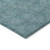 3' X 5' Teal Blue And Ivory Geometric Washable Indoor Outdoor Area Rug Transitional Style - Teal Blue, Ivory Color