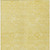 3' X 5' Gold Floral Washable Indoor Outdoor Area Rug