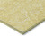 3' X 5' Gold Floral Washable Indoor Outdoor Area Rug