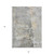 3' X 5' Gray Abstract Washable Indoor Outdoor Area Rug Transitional Style - Gray Color