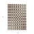 5' X 8' Brown And Beige Geometric Washable Indoor Outdoor Area Rug Transitional Style - Brown, Beige Color