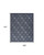 9' X 12' Navy Blue Indoor Outdoor Area Rug - 606114737827