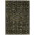 5' X 8' Charcoal Medallion Washable Indoor Outdoor Area Rug