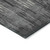 5' X 8' Charcoal Gray And Ivory Striped Washable Indoor Outdoor Area Rug