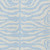 3' X 5' Sky Blue And Ivory Animal Print Washable Indoor Outdoor Area Rug