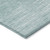 5' X 8' Aqua And Ivory Abstract Washable Indoor Outdoor Area Rug