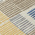 3' X 5' Beige Gold And Blue Geometric Washable Indoor Outdoor Area Rug