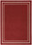 6' X 9' Brick Red And Ivory Indoor Outdoor Area Rug