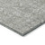 5' X 8' Cream and Tan Floral Washable Non Skid Indoor Outdoor Area Rug