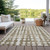 3' X 5' Taupe And Ivory Abstract Washable Indoor Outdoor Area Rug