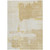 5' X 8' Beige Gold And Tan Abstract Washable Indoor Outdoor Area Rug
