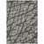 3' X 5' Gray and Black Abstract Washable Non Skid Indoor Outdoor Area Rug