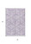 3' X 5' Lavender And Ivory Geometric Washable Indoor Outdoor Area Rug - 880016563023