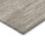 3' X 5' Taupe Gray And Ivory Striped Washable Indoor Outdoor Area Rug Transitional Style - Taupe, Gray, Ivory Color
