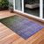 3' X 5' Olive Green And Purple Ombre Washable Indoor Outdoor Area Rug