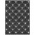 5' X 8' Black Gray And Ivory Geometric Washable Indoor Outdoor Area Rug - Black, Gray, Ivory