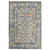 2' X 3' Yellow and Ivory Southwestern Stain Resistant Indoor Outdoor Area Rug