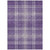 5' X 8' Purple Gold And Ivory Plaid Washable Indoor Outdoor Area Rug