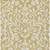 5' X 8' Gold And Beige Floral Washable Indoor Outdoor Area Rug - Gold, Beige
