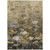 3' X 5' Taupe Beige And Tan Floral Washable Indoor Outdoor Area Rug