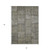 3' X 5' Taupe Brown And Beige Patchwork Washable Indoor Outdoor Area Rug